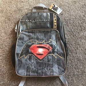 Brand new with tags Batman vs Superman backpack